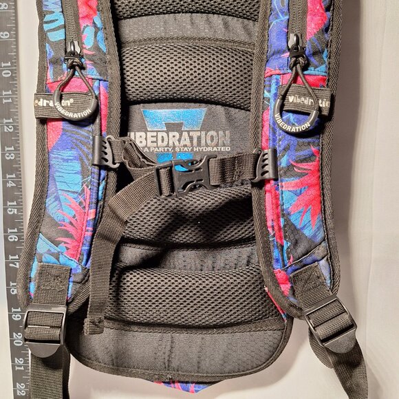 Vibedration Hydration Backpack w/o bladder - blue pink  display picture 1